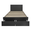 Κρεβάτι Olympus pakoworld με συρτάρι σε wenge απόχρωση 140x200εκ ** Κρεβάτι Olympus pakoworld με συρτάρι σε wenge απόχρωση 140x200εκ **