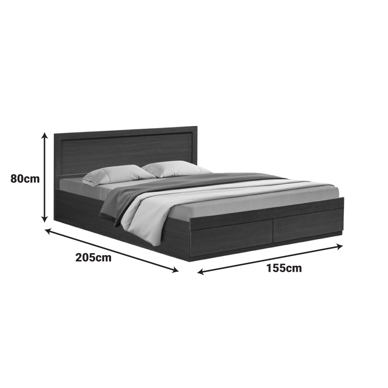 Κρεβάτι Olympus pakoworld με συρτάρι σε wenge απόχρωση 150x200εκ ** Κρεβάτι Olympus pakoworld με συρτάρι σε wenge απόχρωση 150x200εκ **
