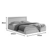 Κρεβάτι Olympus pakoworld με συρτάρι σε λευκή απόχρωση 140x200εκ ** Κρεβάτι Olympus pakoworld με συρτάρι σε λευκή απόχρωση 140x200εκ **