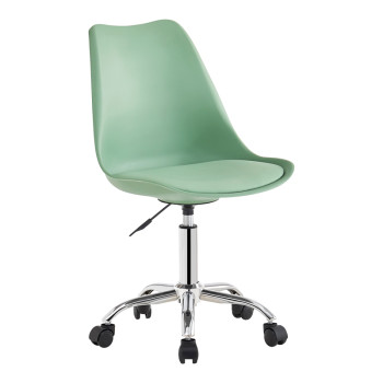 Καρέκλα γραφείου Gaston II pakoworld μέντα pp-pu 48x57x77-90εκ **
