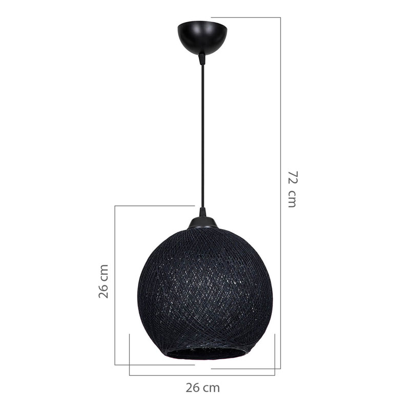 Φωτιστικό οροφής μονόφωτο Leshia pakoworld Ε27 μαύρο Φ26x26εκ ** Φωτιστικό οροφής μονόφωτο Leshia pakoworld Ε27 μαύρο Φ26x26εκ **