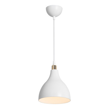 Φωτιστικό οροφής μονόφωτο Lofty pakoworld Ε27 λευκό Φ18x22εκ **