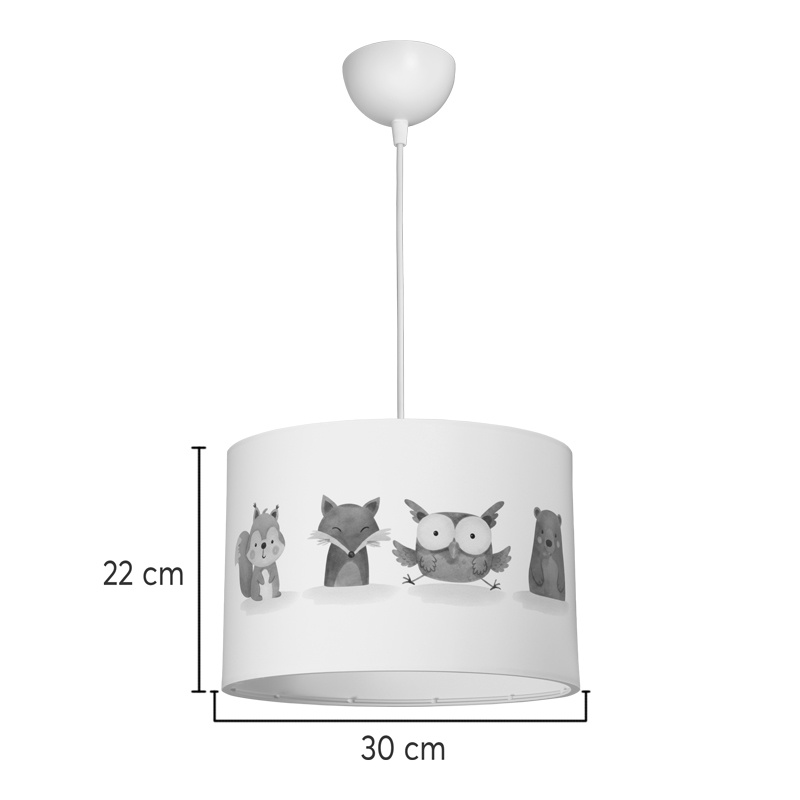 Παιδικό φωτιστικό οροφής Wooda pakoworld led E27 πολύχρωμο PVC Φ30x20εκ ** Παιδικό φωτιστικό οροφής Wooda pakoworld led E27 πολύχρωμο PVC Φ30x20εκ **