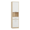 Στήλη Letto pakoworld σε oak - λευκό ματ απόχρωση 50,2x34,3x195εκ **