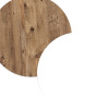 Έπιπλο τηλεόρασης επιτοίχιο Serit pakoworld λευκό-sonoma 140x31.6x29.6εκ **
