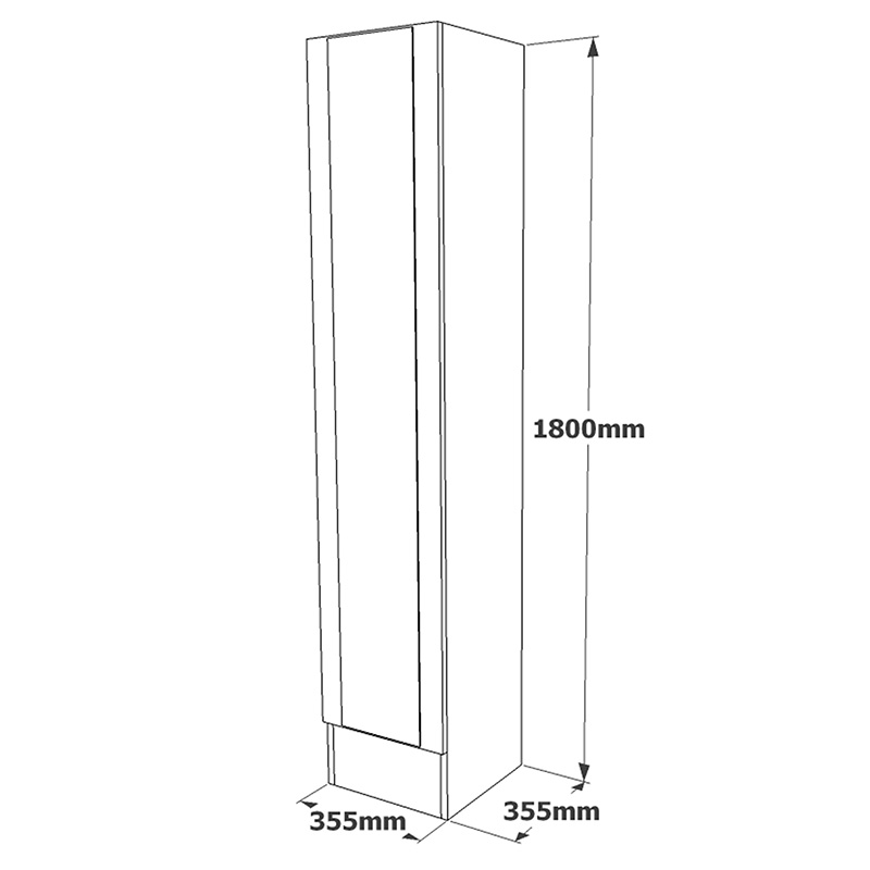 Στήλη Xara pakoworld oak 35.5x35.5x180εκ ** Στήλη Xara pakoworld oak 35.5x35.5x180εκ **