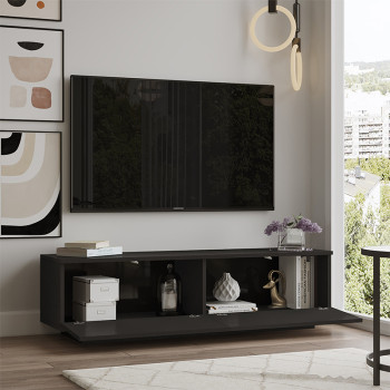 Έπιπλο τηλεόρασης Zoeva pakoworld wenge 140x.35x38.2εκ ** Έπιπλο τηλεόρασης Zoeva pakoworld wenge 140x.35x38.2εκ **