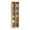 Βιβλιοθήκη Oteca 10θέσεων pakoworld oak 51.1x25.4x180εκ **