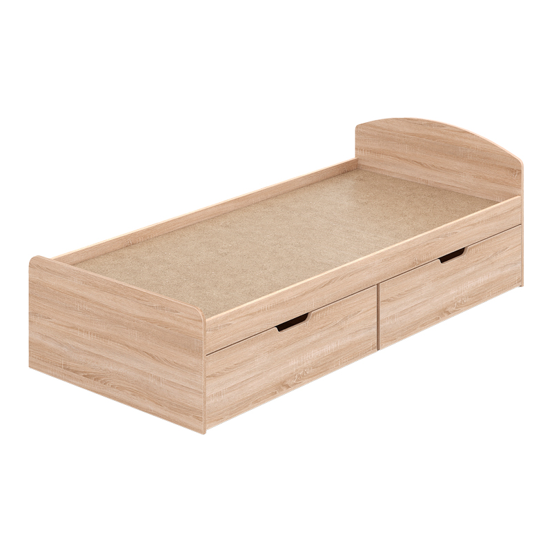 Κρεβάτι Regan pakoworld με συρτάρια σε oak απόχρωση 90x200εκ ** Κρεβάτι Regan pakoworld με συρτάρια σε oak απόχρωση 90x200εκ **