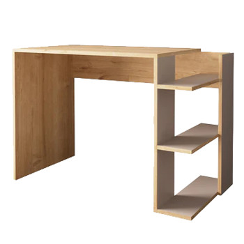 Γραφείο εργασίας Toska pakoworld σε oak- sandstone απόχρωση 114x56x76εκ **