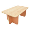 Τραπέζι Bοca pakoworld σε oak-κεραμιδί απόχρωση 100x60x42εκ ** Τραπέζι Bοca pakoworld σε oak-κεραμιδί απόχρωση 100x60x42εκ **