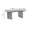 Τραπέζι Bοca pakoworld σε oak-κεραμιδί απόχρωση 100x60x42εκ ** Τραπέζι Bοca pakoworld σε oak-κεραμιδί απόχρωση 100x60x42εκ **