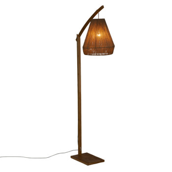 Φωτιστικό δαπέδου Sean pakoworld Ε27 60W μπαμπού μπεζ 52x30x158εκ ** Φωτιστικό δαπέδου Sean pakoworld Ε27 60W μπαμπού μπεζ 52x30x158εκ **