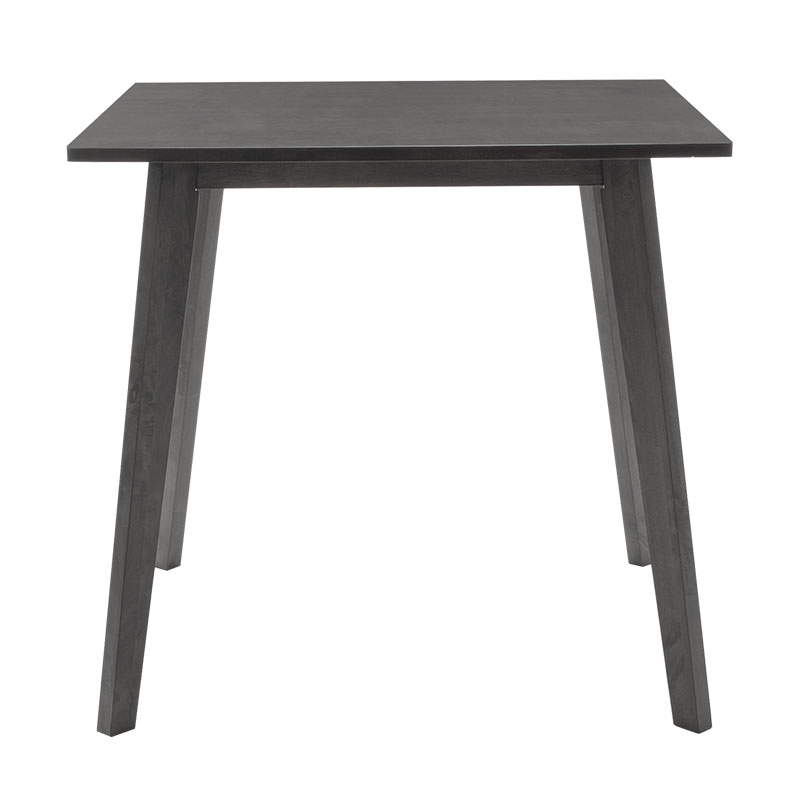 Tραπεζαρία Benson - Orlean pakoworld σετ 5τμχ rustic grey - ύφασμα γκρι 80x80x75εκ **
