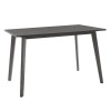 Tραπεζαρία Benson - Orlean pakoworld σετ 5τμχ rustic grey-ύφασμα γκρι 120x75x75εκ ** Tραπεζαρία Benson - Orlean pakoworld σετ 5τμχ rustic grey-ύφασμα γκρι 120x75x75εκ **
