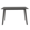 Tραπεζαρία Benson - Orlean pakoworld σετ 5τμχ rustic grey-ύφασμα γκρι 120x75x75εκ ** Tραπεζαρία Benson - Orlean pakoworld σετ 5τμχ rustic grey-ύφασμα γκρι 120x75x75εκ **