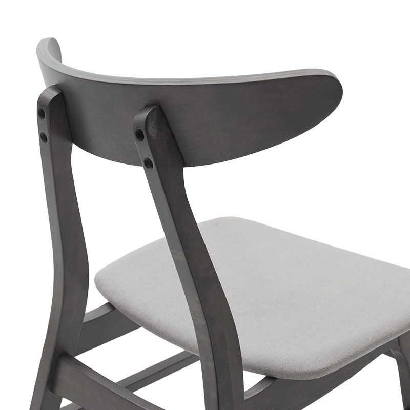 Tραπεζαρία Benson - Orlean pakoworld σετ 7τμχ rustic grey - ύφασμα γκρι 150x90x75εκ ** Tραπεζαρία Benson - Orlean pakoworld σετ 7τμχ rustic grey - ύφασμα γκρι 150x90x75εκ **