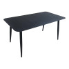 Τραπεζαρία Heven Vista pakoworld σετ 7τεμ μαύρο αλουμίνιο 150x80x72εκ ** Τραπεζαρία Heven Vista pakoworld σετ 7τεμ μαύρο αλουμίνιο 150x80x72εκ **