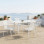 Τραπεζαρία Heven Vista pakoworld σετ 5τεμ λευκό αλουμίνιο 120x70x72εκ **