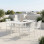 Τραπεζαρία Heven Vista pakoworld σετ 5τεμ λευκό αλουμίνιο 150x80x72εκ **