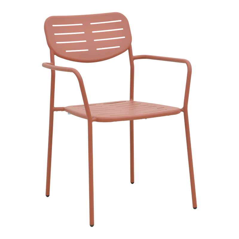 Τραπεζαρία Moraja Deraby pakoworld σετ 3τεμ terracotta μέταλλο 70x70x73εκ ** Τραπεζαρία Moraja Deraby pakoworld σετ 3τεμ terracotta μέταλλο 70x70x73εκ **