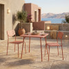Τραπεζαρία Moraja Deraby I pakoworld σετ 3τεμ terracotta μέταλλο 70x70x73εκ ** Τραπεζαρία Moraja Deraby I pakoworld σετ 3τεμ terracotta μέταλλο 70x70x73εκ **