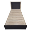 Κρεβάτι με στρώμα Athos Sleepy pakoworld sonoma ανθρακί 90x190εκ ** Κρεβάτι με στρώμα Athos Sleepy pakoworld sonoma ανθρακί 90x190εκ **