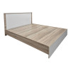 Κρεβάτι με στρώμα Athos Utopia pakoworld sonoma και λευκό 160x200εκ ** Κρεβάτι με στρώμα Athos Utopia pakoworld sonoma και λευκό 160x200εκ **