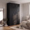Ντουλάπα τρίφυλλη με πατάρι Alvia pakoworld wenge 150x51x240εκ **