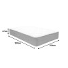 Στρώμα Sleepy pakoworld bonnel spring διπλής όψης 27cm 150x200εκ ** Στρώμα Sleepy pakoworld bonnel spring διπλής όψης 27cm 150x200εκ **