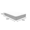 Στρώμα Sleepy pakoworld bonnel spring διπλής όψης 27cm 140x200εκ ** Στρώμα Sleepy pakoworld bonnel spring διπλής όψης 27cm 140x200εκ **