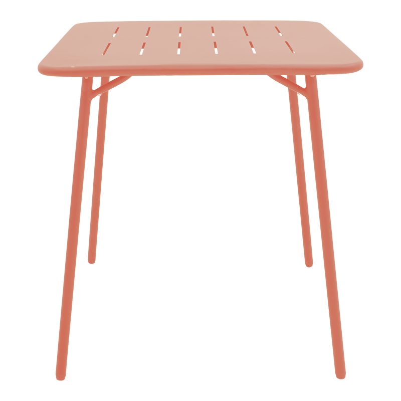 Τραπέζι Moraja pakoworld terracotta μέταλλο 70x70x73εκ ** Τραπέζι Moraja pakoworld terracotta μέταλλο 70x70x73εκ **