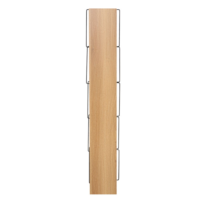 Βιβλιοθήκη mini Tars pakoworld sonoma-μαύρο 50x22x150εκ ** Βιβλιοθήκη mini Tars pakoworld sonoma-μαύρο 50x22x150εκ **