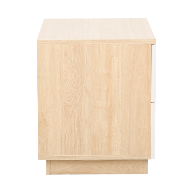 Κομοδίνο Verena pakoworld φυσικό με λευκό 48x40x48εκ ** Κομοδίνο Verena pakoworld φυσικό με λευκό 48x40x48εκ **