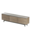Έπιπλο τηλεόρασης Kasandra pakoworld μπεζ μαρμάρου-sonoma 180x35x48.5εκ **