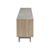 Έπιπλο τηλεόρασης Kasandra pakoworld μπεζ μαρμάρου-sonoma 180x35x48.5εκ **