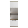 Ντουλάπα κουζίνας Rowan pakoworld σε λευκή-sonoma απόχρωση 60x42x182εκ ** Ντουλάπα κουζίνας Rowan pakoworld σε λευκή-sonoma απόχρωση 60x42x182εκ **