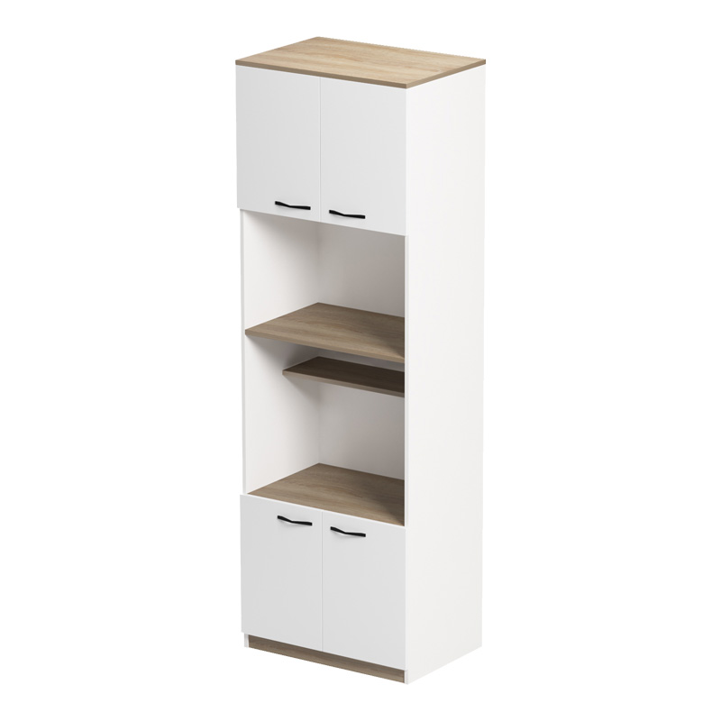 Ντουλάπα κουζίνας Rowan pakoworld σε λευκή-sonoma απόχρωση 60x42x182εκ ** Ντουλάπα κουζίνας Rowan pakoworld σε λευκή-sonoma απόχρωση 60x42x182εκ **