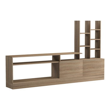Σύνθετο σαλονιού Seruno pakoworld sonoma 170x25x100εκ ** Σύνθετο σαλονιού Seruno pakoworld sonoma 170x25x100εκ **