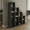 Βιβλιοθήκη Scala pakoworld ανθρακί 129.5x29x129.5εκ ** Βιβλιοθήκη Scala pakoworld ανθρακί 129.5x29x129.5εκ **