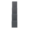 Βιβλιοθήκη Scala pakoworld ανθρακί 129.5x29x129.5εκ ** Βιβλιοθήκη Scala pakoworld ανθρακί 129.5x29x129.5εκ **