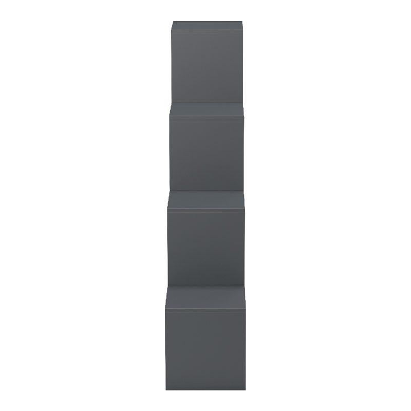 Βιβλιοθήκη Scala pakoworld ανθρακί 129.5x29x129.5εκ ** Βιβλιοθήκη Scala pakoworld ανθρακί 129.5x29x129.5εκ **
