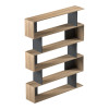 Βιβλιοθήκη Tetri pakoworld sonoma-ανθρακί 121.8x25.4x158.8εκ ** Βιβλιοθήκη Tetri pakoworld sonoma-ανθρακί 121.8x25.4x158.8εκ **