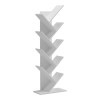 Βιβλιοθήκη Fyllo pakoworld λευκό 50x25x141.5εκ ** Βιβλιοθήκη Fyllo pakoworld λευκό 50x25x141.5εκ **