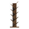 Βιβλιοθήκη Fyllo pakoworld καρυδί 50x25x141.5εκ **