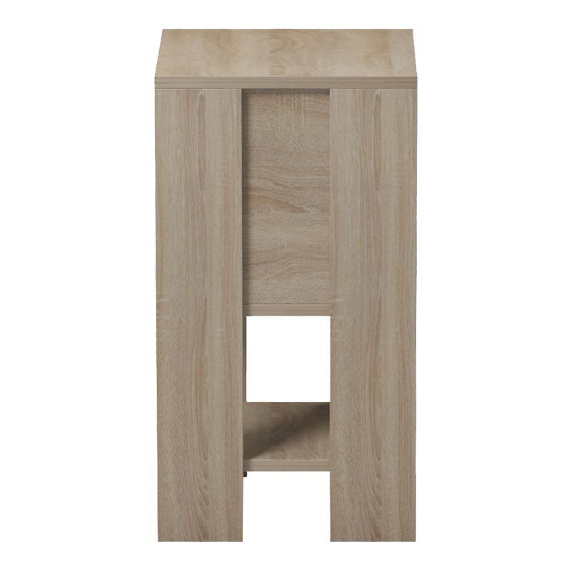 Κομοδίνο Reppo pakoworld sonoma-ανθρακί 30x30x55εκ ** Κομοδίνο Reppo pakoworld sonoma-ανθρακί 30x30x55εκ **
