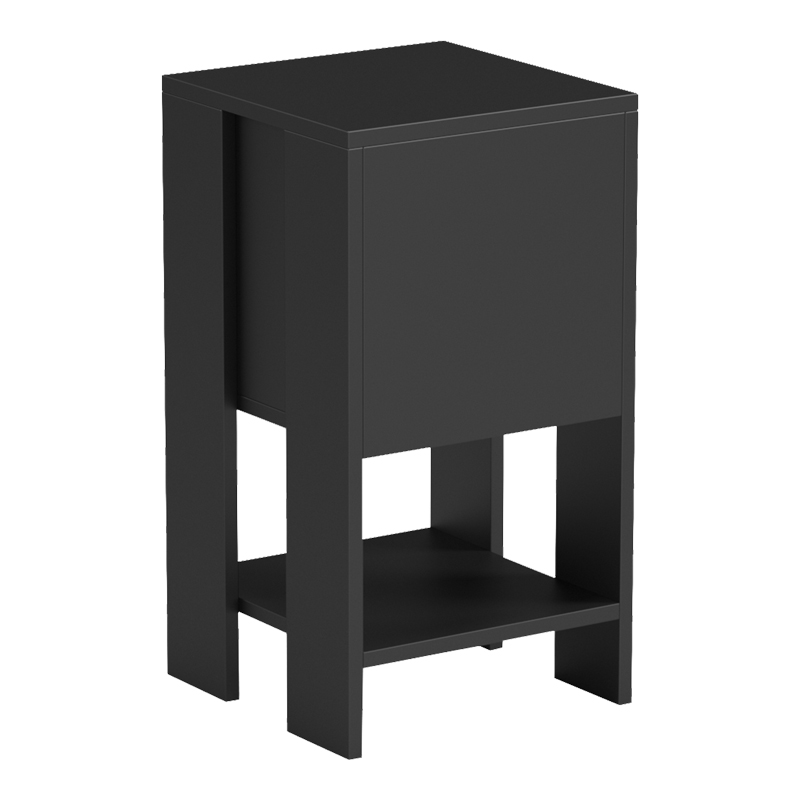 Κομοδίνο Reppo pakoworld μαύρο 30x30x55εκ ** Κομοδίνο Reppo pakoworld μαύρο 30x30x55εκ **