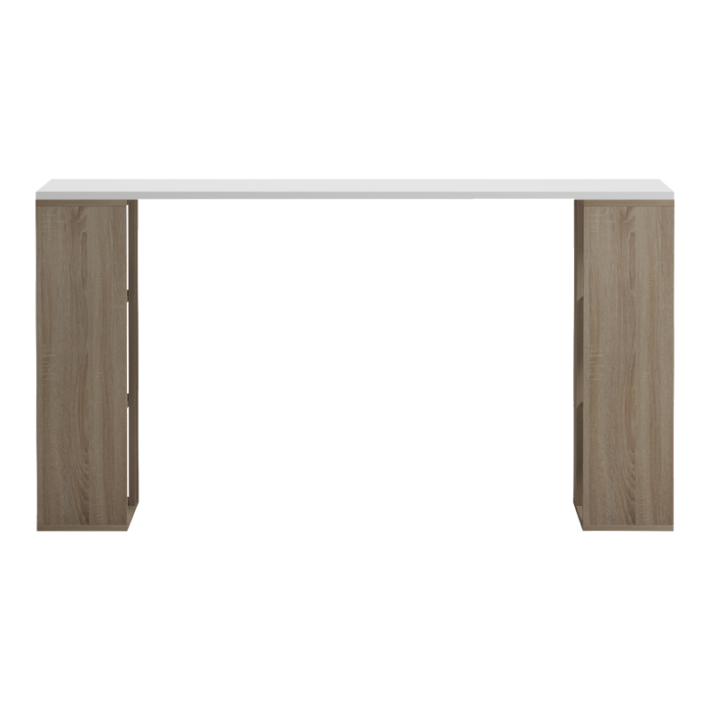Γραφείο εργασίας Praga pakoworld sonoma-λευκό 140x60x75εκ **