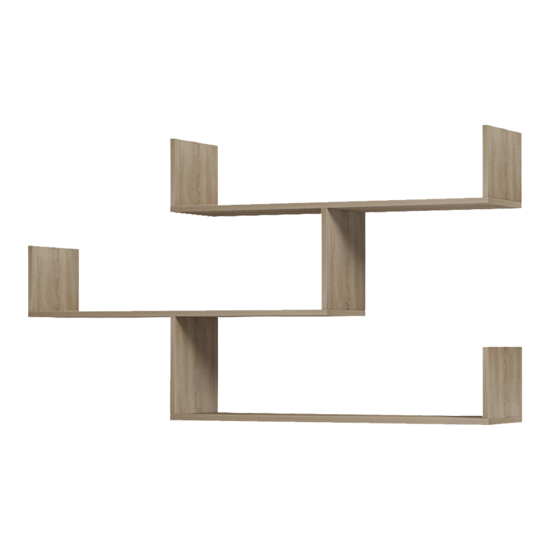 Ραφιέρα τοίχου Tiber pakoworld sonoma 120x22x67εκ ** Ραφιέρα τοίχου Tiber pakoworld sonoma 120x22x67εκ **
