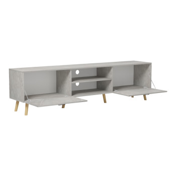 Έπιπλο τηλεόρασης Gorna pakoworld μπεζ εφέ μαρμάρου 180x35x48.6εκ ** Έπιπλο τηλεόρασης Gorna pakoworld μπεζ εφέ μαρμάρου 180x35x48.6εκ **